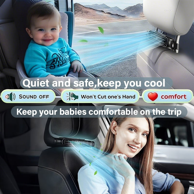 Adjustable Cooling Fan for Driver and Passenger's Seat