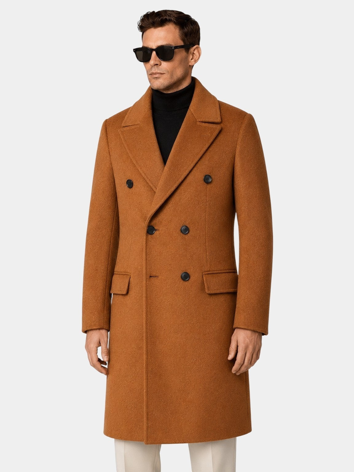 Ckesemen Long Wool Pea Coat