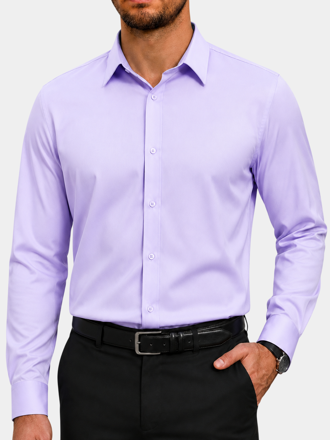 Premium Stretch Wrinkle-Resistant Daily Dress Shirt