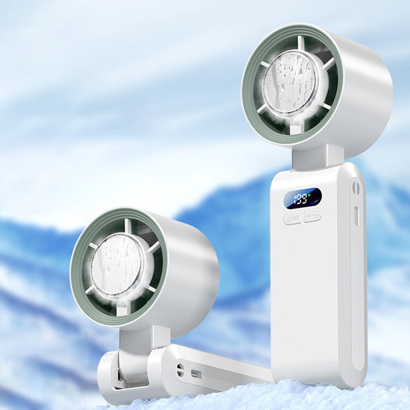 Handheld Portable Fan with Ice Cooler⚡
