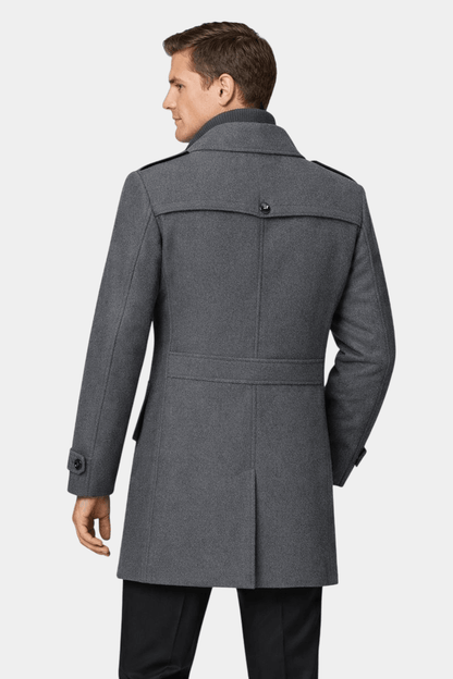 Ckesemen Double Layer Wool Coat