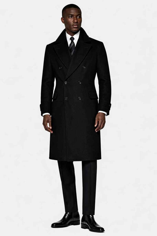 Ckesemen Long Wool Pea Coat