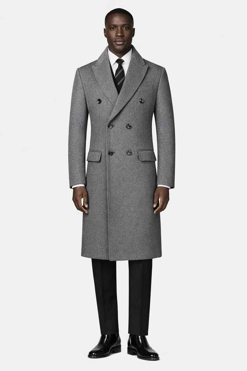 Ckesemen Long Wool Pea Coat