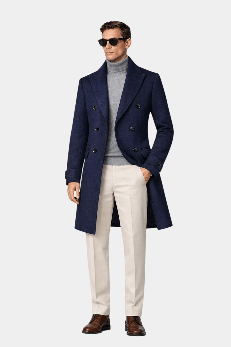 Ckesemen Long Wool Pea Coat