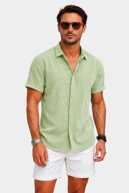 Lightweight Linen Short Sleeve Shirt